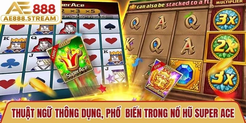 Những thuật ngữ thông dụng, phổ biến trong Nổ Hũ Super Ace